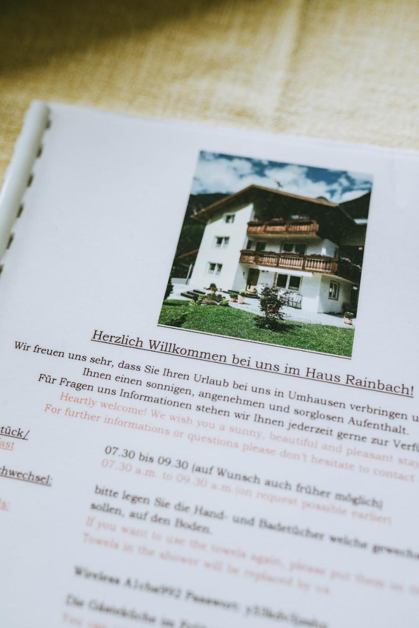 Hotel Haus Rainbach Umhausen Exterior foto